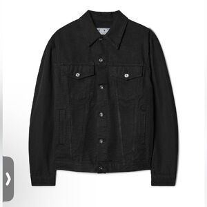 Black/White Canvas Varsity Skate Jacket